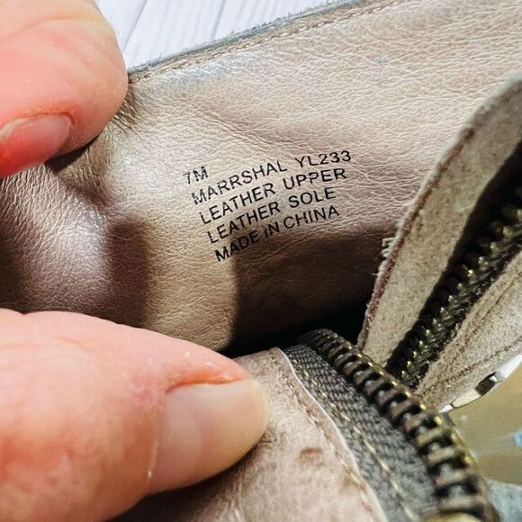 Mia Limited Edition Marrshal Gold Silver Star Embellished Suede Leather Ankle Bo - Picture 13 of 14